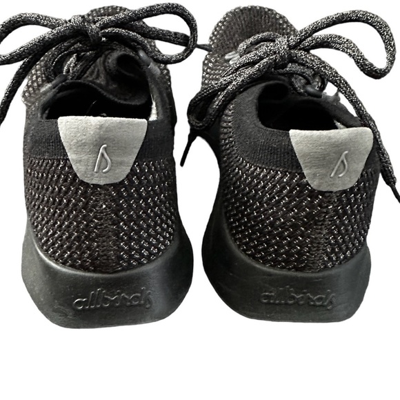 ALLBIRDS Tree Dashers Black White Wool Running Sneakers 9 - Picture 3 of 6